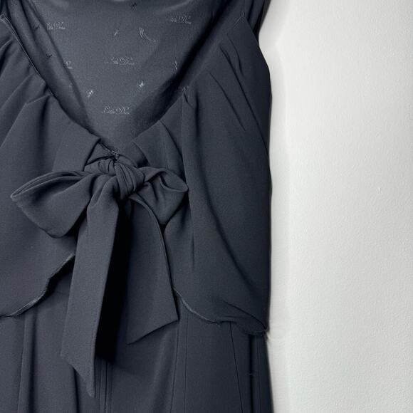 Dsquared Little Black Dress Sleeveless Mini Italy Size 46 / US 8-10 - Picture 6 of 11